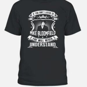 ''Mike Bloomfield - If You Don't Listen You Will Never Understand'' Graphic Blac